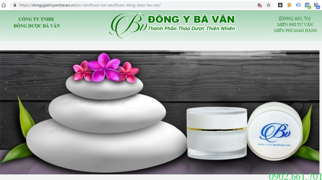 Website Ủy Quyền Kem Da Nang Ba Van